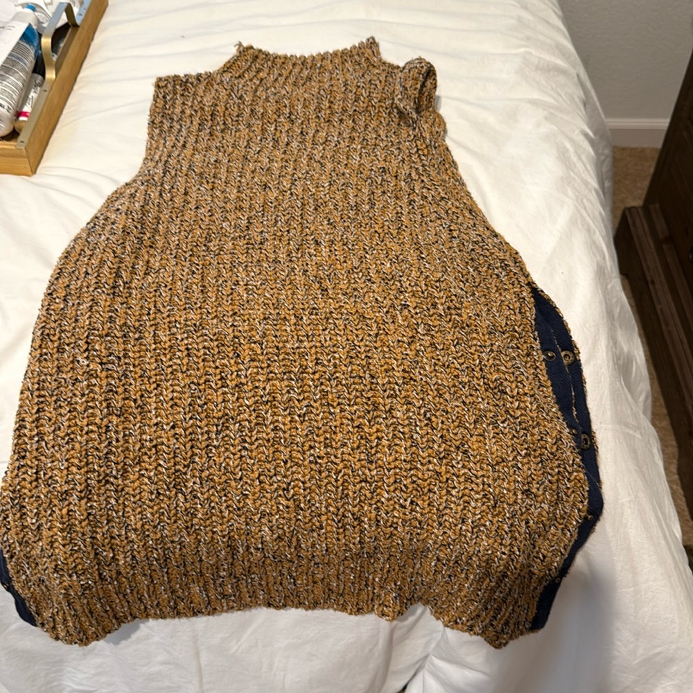 Free People Valentina Sleeveless Knit Turtleneck